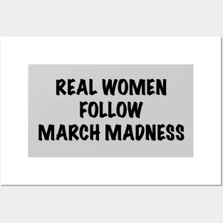 Real Women Follow March Madness Posters and Art